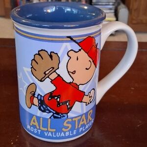PEANUTS CHARLIE BROWN ALL STAR MVP PLAYER Collectible Mug